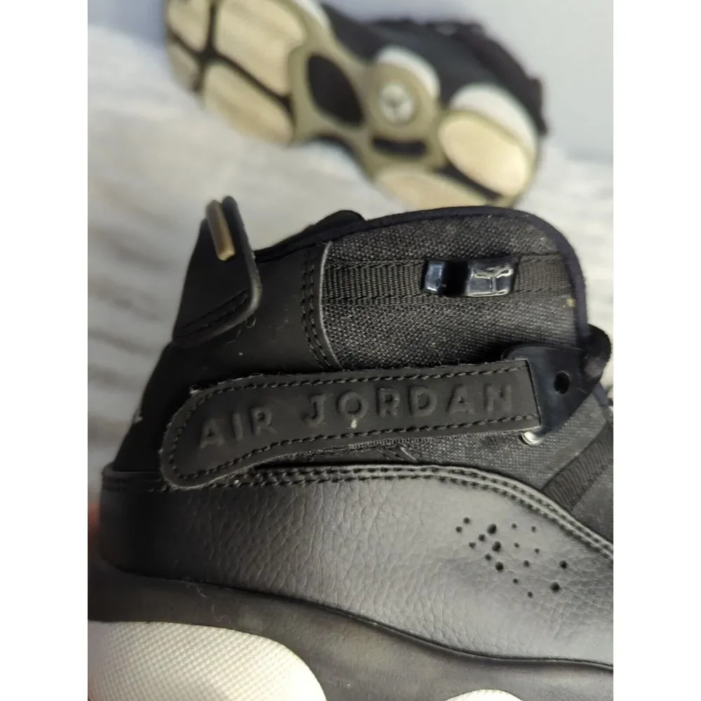 Nike Jordan‎ Jr 6 Rings Sneakers Black/Matte Silver-White 323419-021. Size 6.5Y